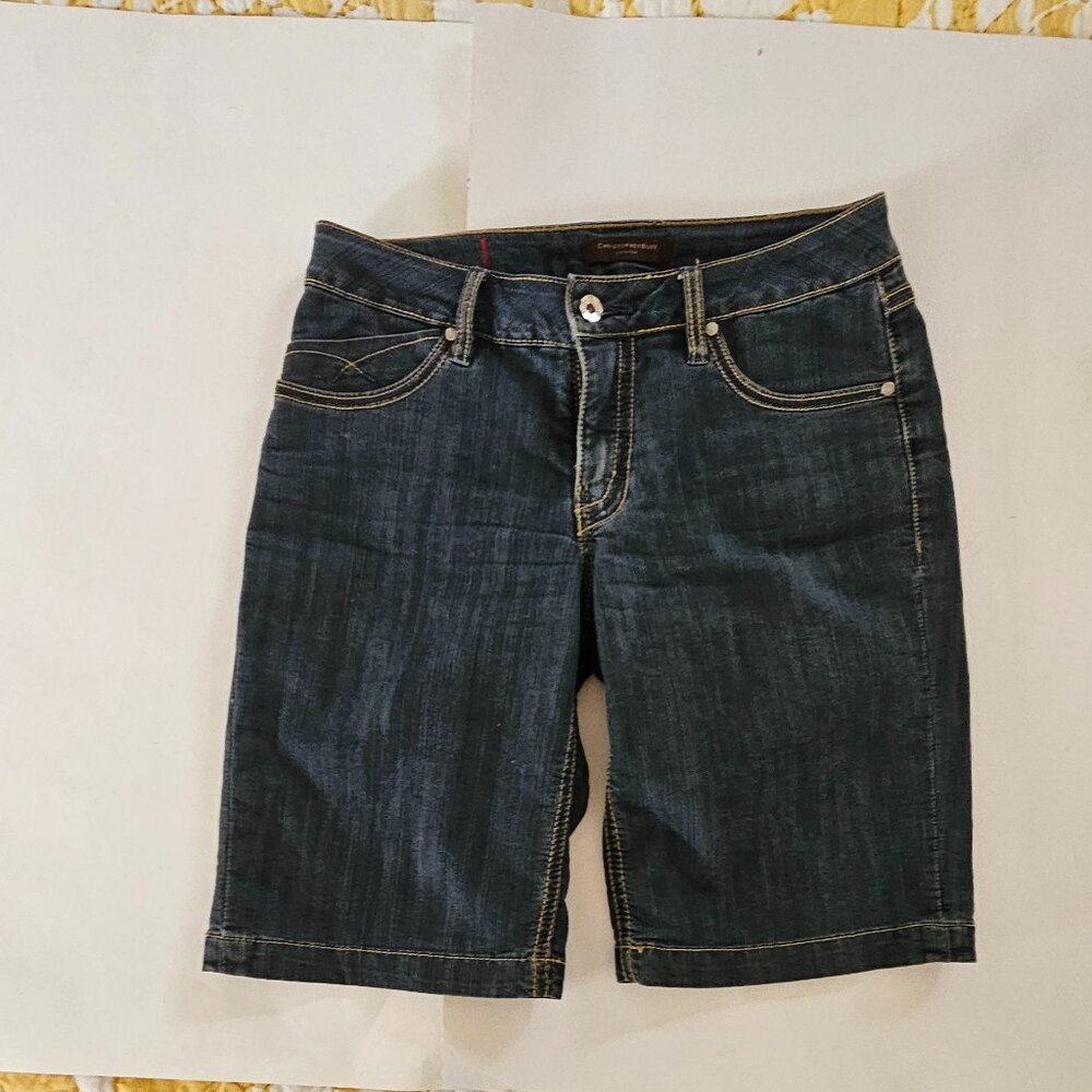 Christopher Blue denim shorts size 6 - these are an excellent condition, these w